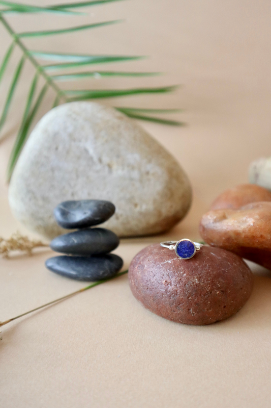 Lapis Lazuli Sun Ring