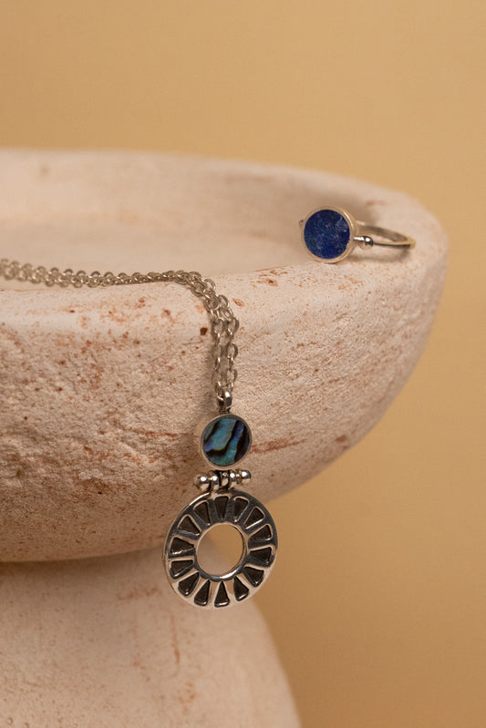 Blue Air Necklace
